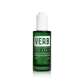 VERB front packaging of Density Peptide Serum showing bottle and label, clarifies product benefit