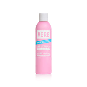 VERB front packaging of jumbo dry shampoo, clear product identity and size