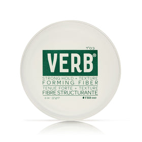 VERB forming fiber front jar showing packaging and product benefit of reliable hold