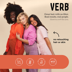 VERB product on bathroom shelf lifestyle scene suggests daily routine integration benefit