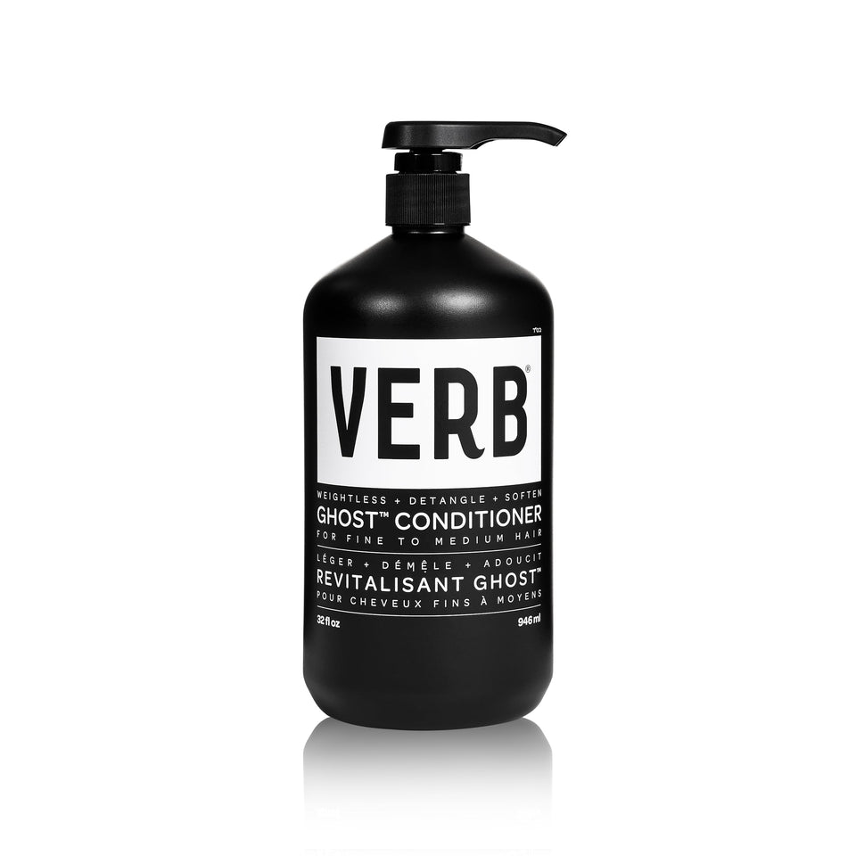 VERB Ghost conditioner front bottle showing label and 32 fl oz size benefit of value