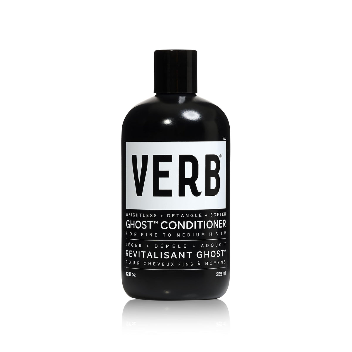 VERB Ghost conditioner front bottle showing branding and lightweight benefit