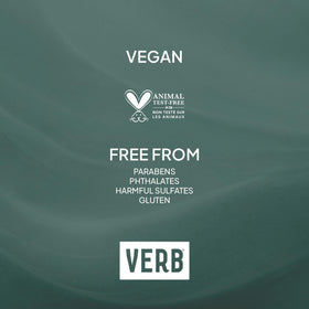 VERB Ghost conditioner applied to wet hair demonstrating detangling and anti-frizz benefit