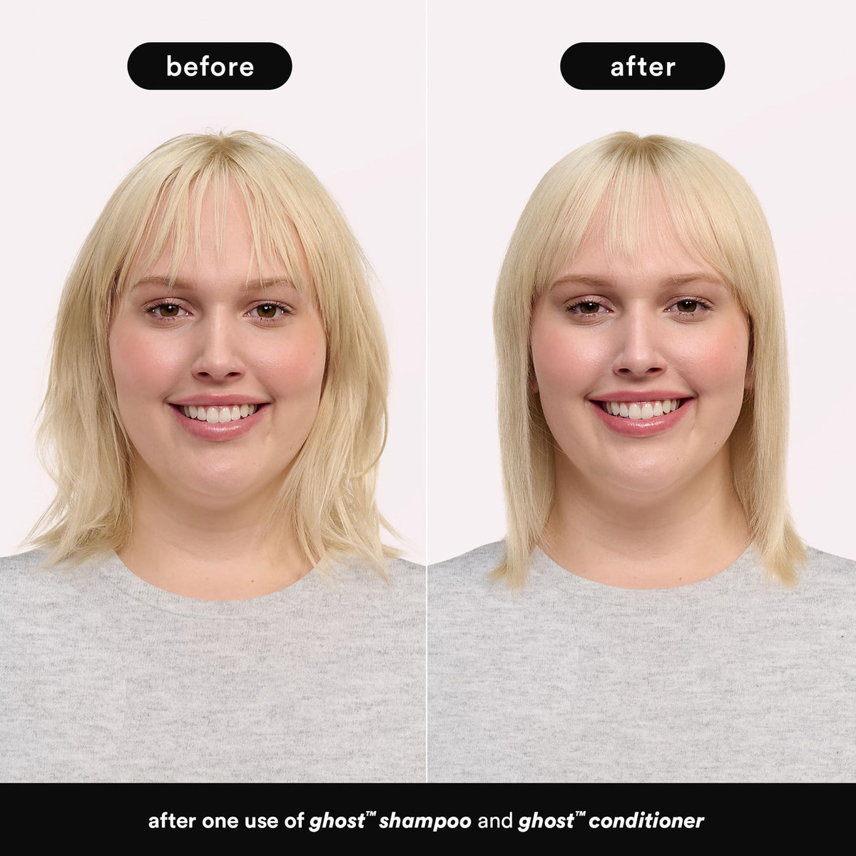 VERB Ghost conditioner silky pour texture showing smoothness benefits