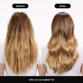 VERB Ghost flexible hairspray spraying to show touchable hold benefit