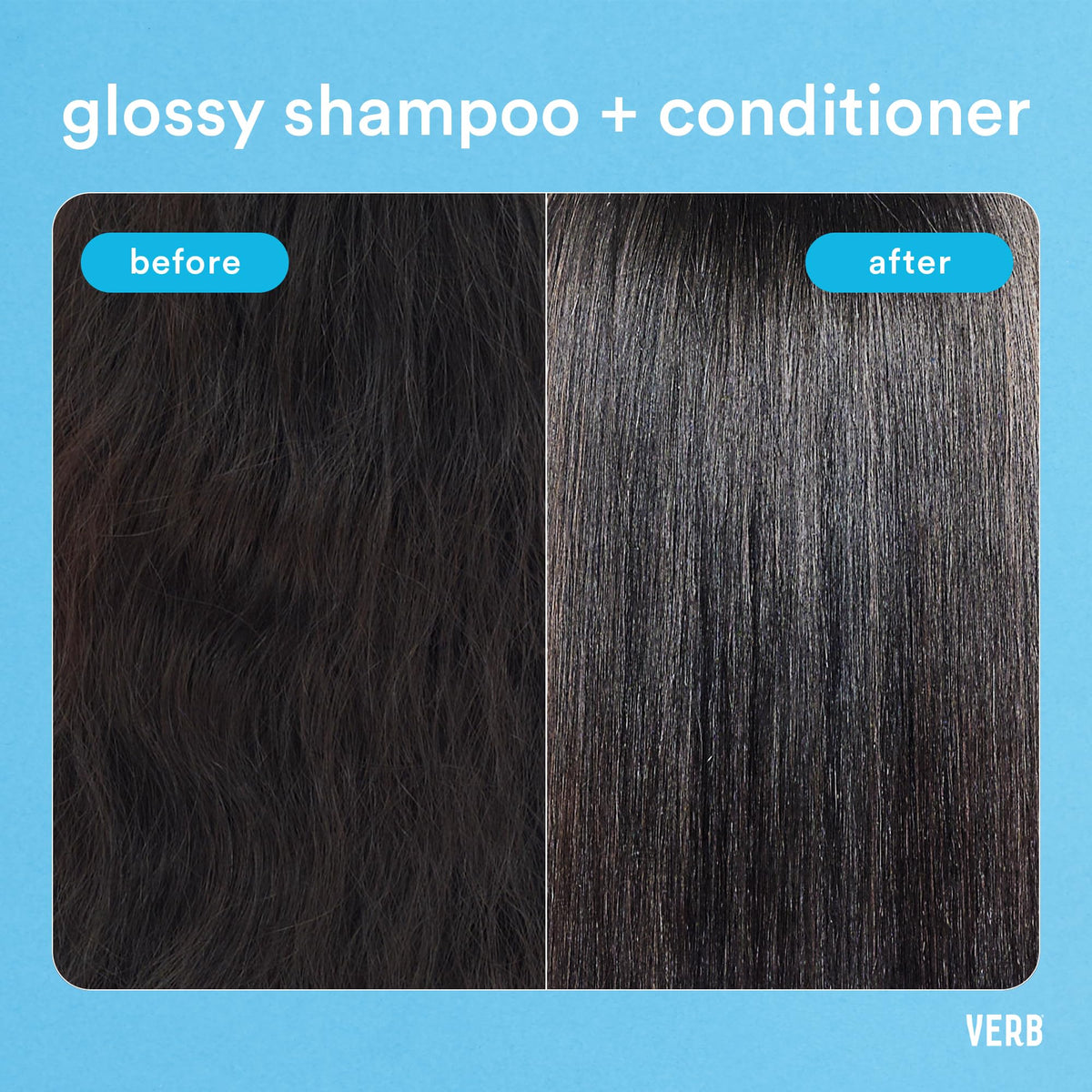 VERB shampoo dispensing into hand demonstrating lather and easy use