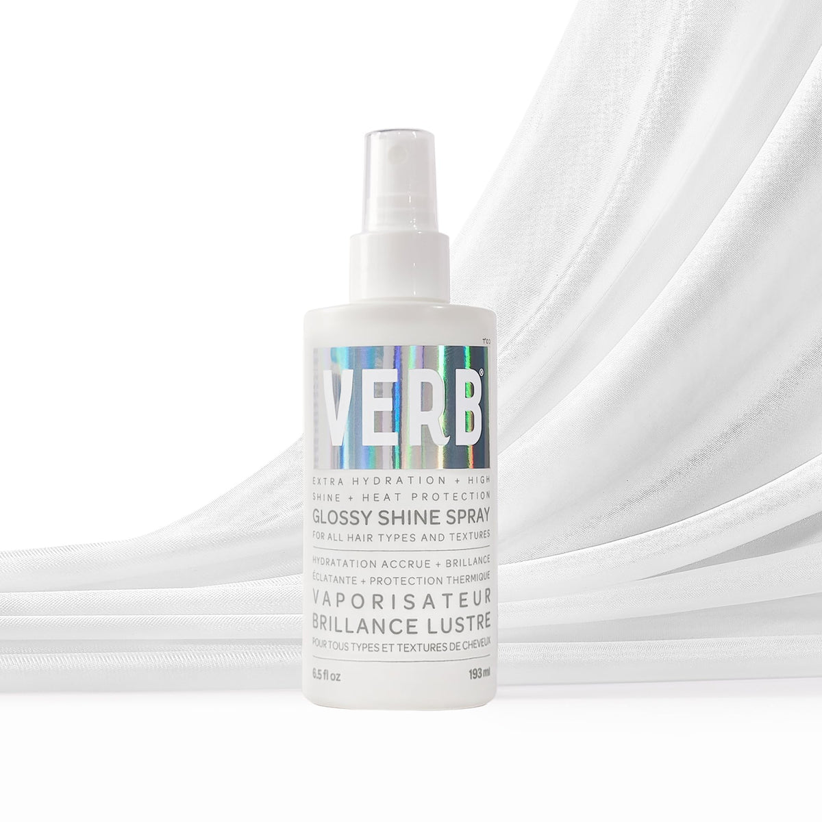 VERB before and after styling showing increased shine and smoother finish