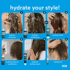 VERB hydrate argan and babassu oils ingredient shot highlighting natural nourishment