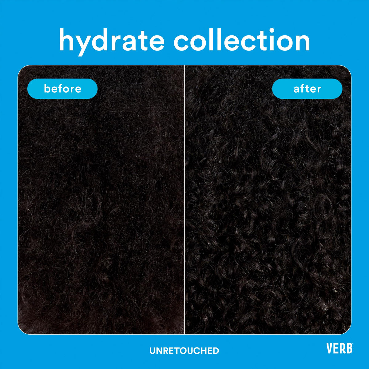 VERB hydrate conditioner creamy texture demonstrating moisture-rich formula
