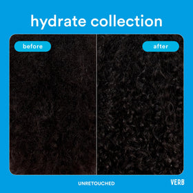 VERB hydrate conditioner creamy texture demonstrating moisture-rich formula