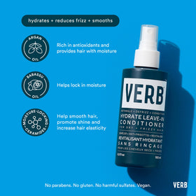 VERB hydrate conditioner creamy pour illustrating smooth detangling