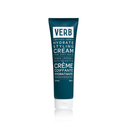 VERB front packaging of Hydrate Styling Cream showing jar and label for quick ID and appeal