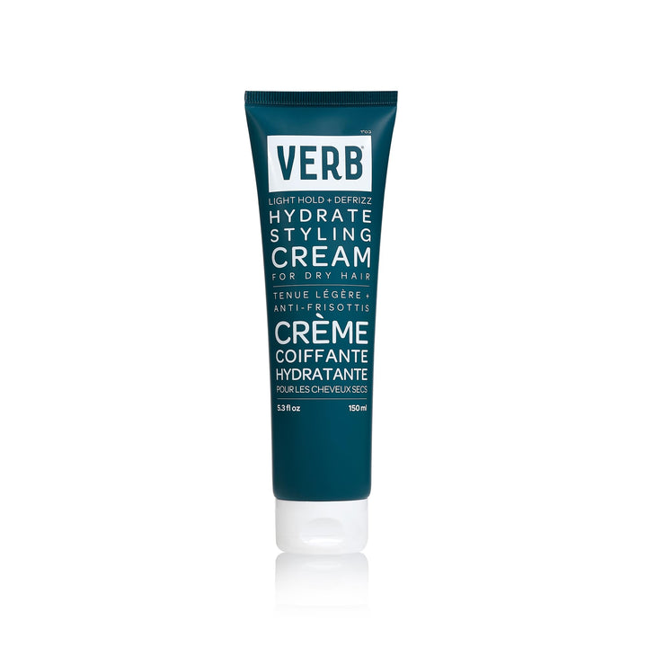 VERB front packaging of Hydrate Styling Cream showing jar and label for quick ID and appeal