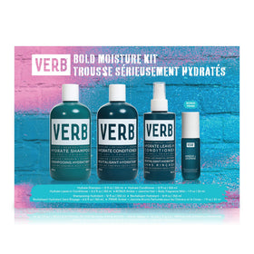 VERB hydrate kit front packaging shows full set and benefits