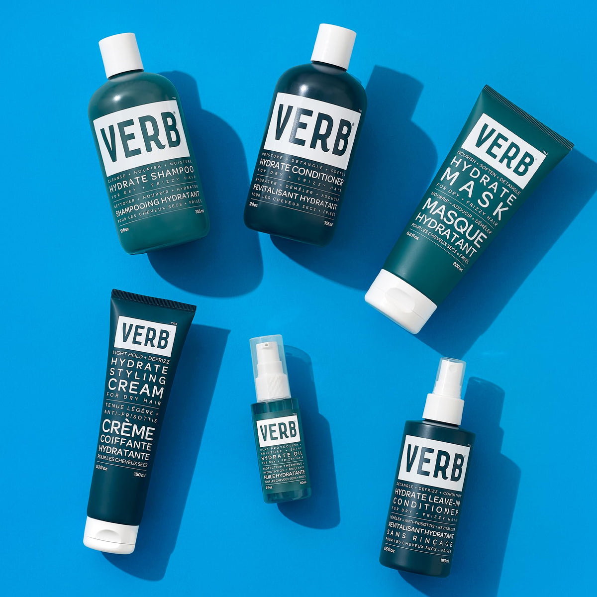 Verb lather in palm showing suds and gentle cleansing action