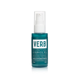VERB front packaging of Hydrate Oil showcasing bottle and label benefits