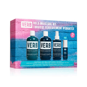 VERB kit contents laid flat overview showing each product included