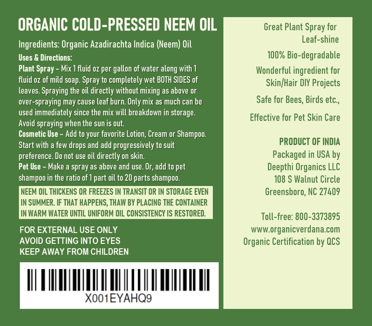 Verdana dropper dispensing oil demonstrating controlled application benefit