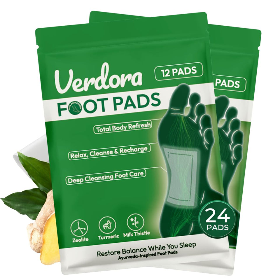 VERDORA front packaging showing 24-count pads and clear labeling benefits