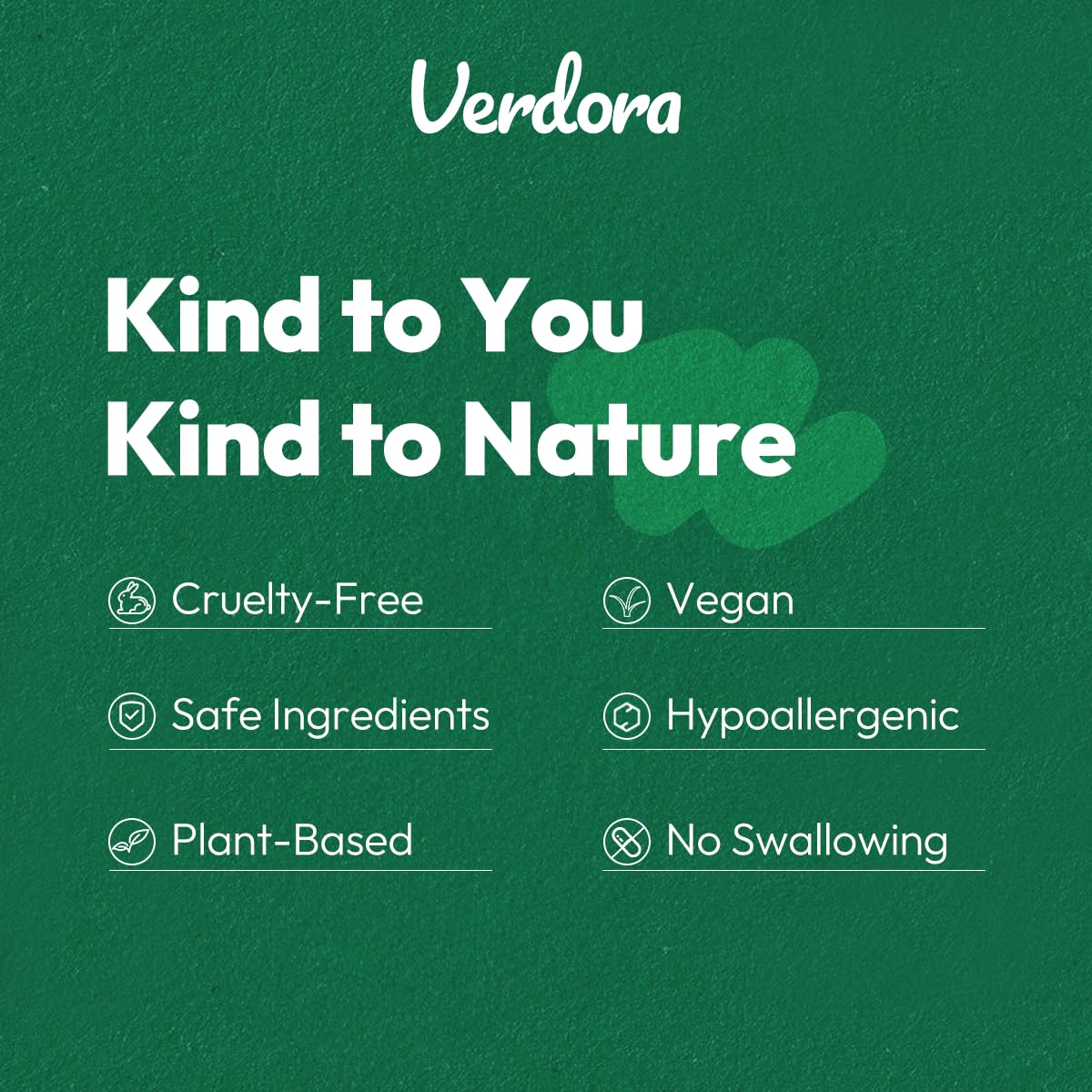 VERDORA lifestyle bedroom scene conveying relaxation and improved sleep-ready routine