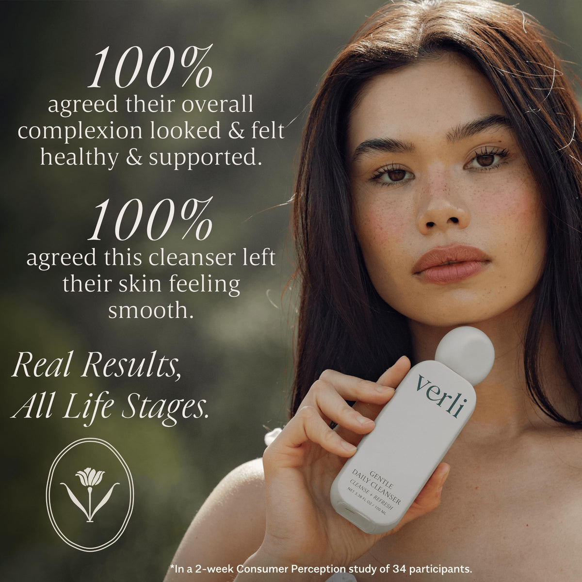 Verli product texture close-up demonstrating creamy, non-foaming benefit
