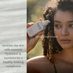 Verli ingredients label closeup displaying snow mushroom and beta-glucan benefit
