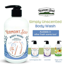 VERMONT SOAP in a bathroom setting demonstrating calm, neutral routine