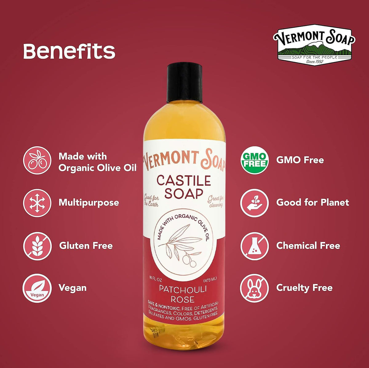 Vermont Soap in bucket for floor cleaning showing concentrated economical use