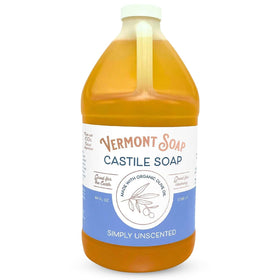 Vermont Soap front packaging 64 oz showing label and size benefits