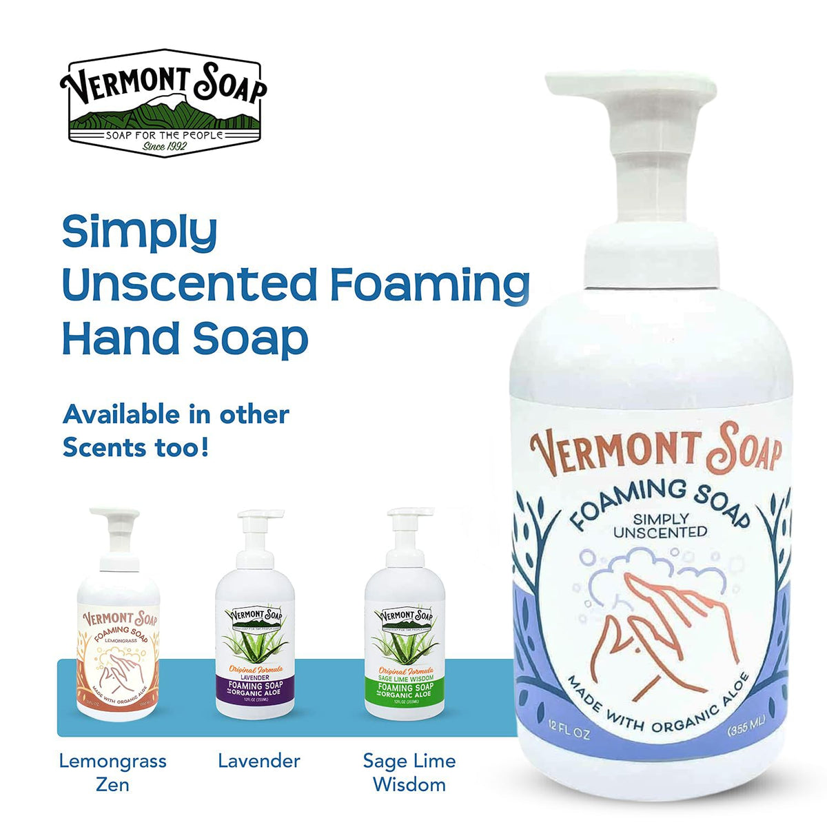 VERMONT SOAP on kitchen counter lifestyle scene signaling everyday household suitability