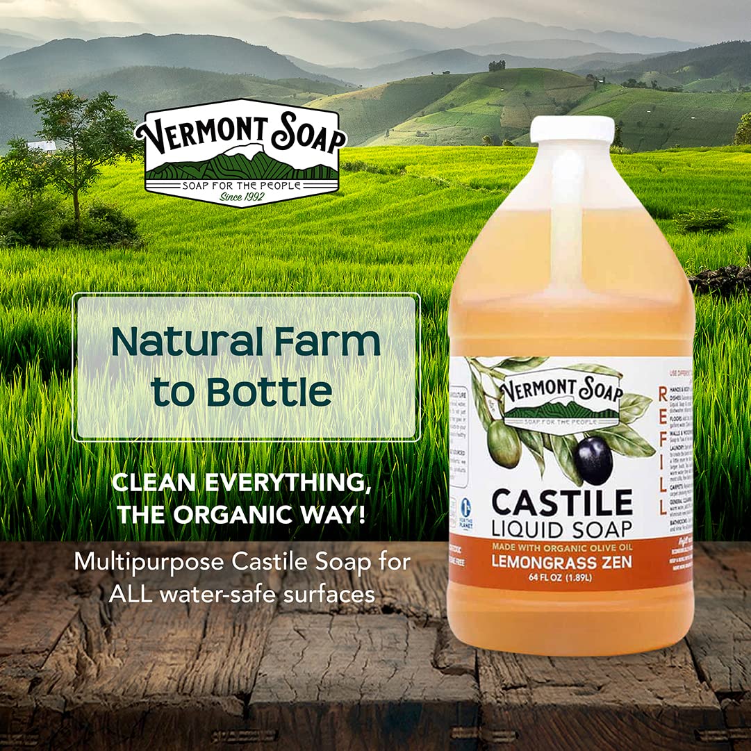 Vermont Soap foamy texture close-up highlighting gentle lather for sensitive skin
