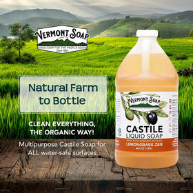 Vermont Soap foamy texture close-up highlighting gentle lather for sensitive skin