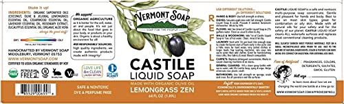 Vermont Soap pouring action demonstrating easy dispense and concentrated value