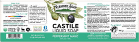 Vermont Soap pouring texture close up highlighting gentle, concentrated lather