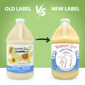 Vermont Soap pump dispensing gel for easy, controlled use benefit