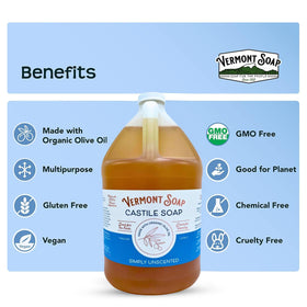 Vermont Soap used as shampoo on scalp removing oil without residue