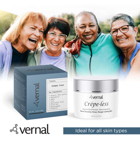 Vernal cream texture closeup highlighting smooth spreadability for fast absorption