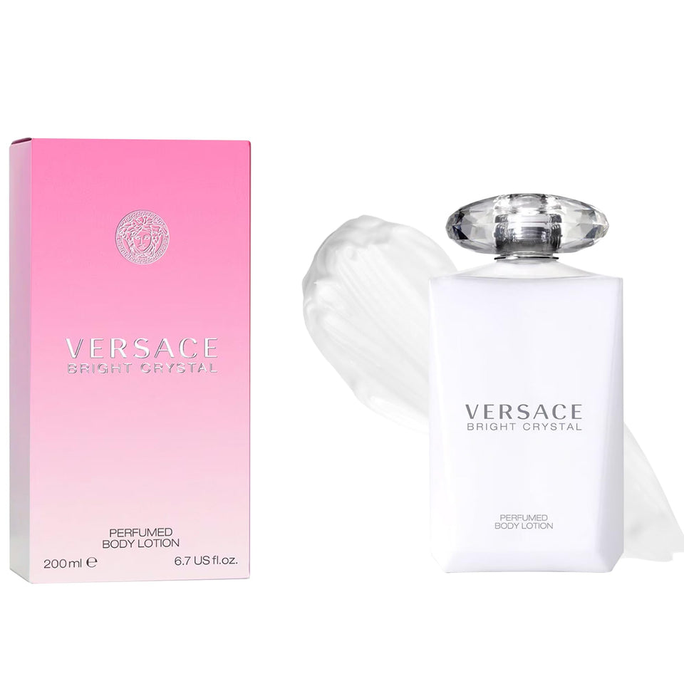Versace Bright Crystal front packaging showing bottle and brand elegance