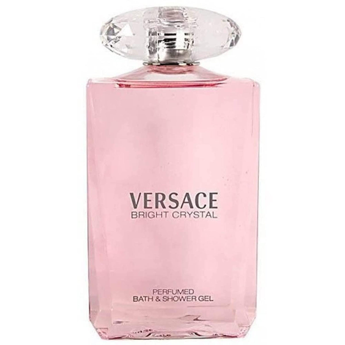 Versace Bright Crystal bottle front view shows branded packaging and elegant fragrance