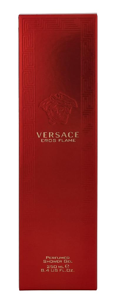 Versace Eros Flame used in shower demonstrating easy application and aromatic refresh