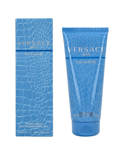 Versace Man Eau Fraiche front packaging showing bottle and label for brand freshness