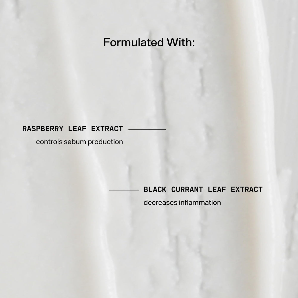 Versed Day Maker being rubbed on hand to show exfoliating action and softened skin