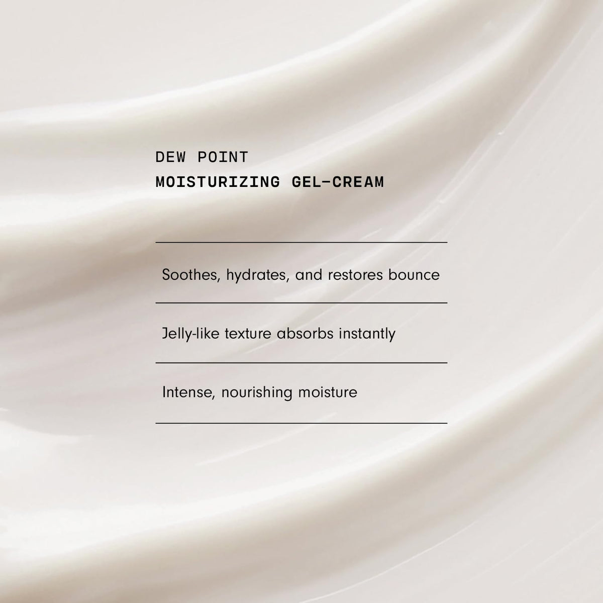Versed Dew Point label closeup highlighting ingredients and transparency