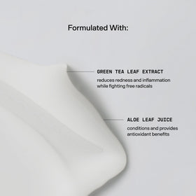 Versed gel-cream texture close-up highlighting lightweight, fast-absorbing hydration