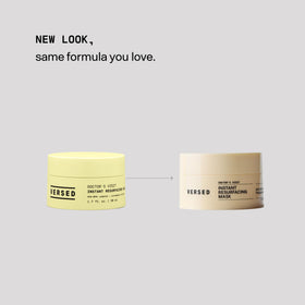 Versed texture close-up of creamy mask showing smooth application