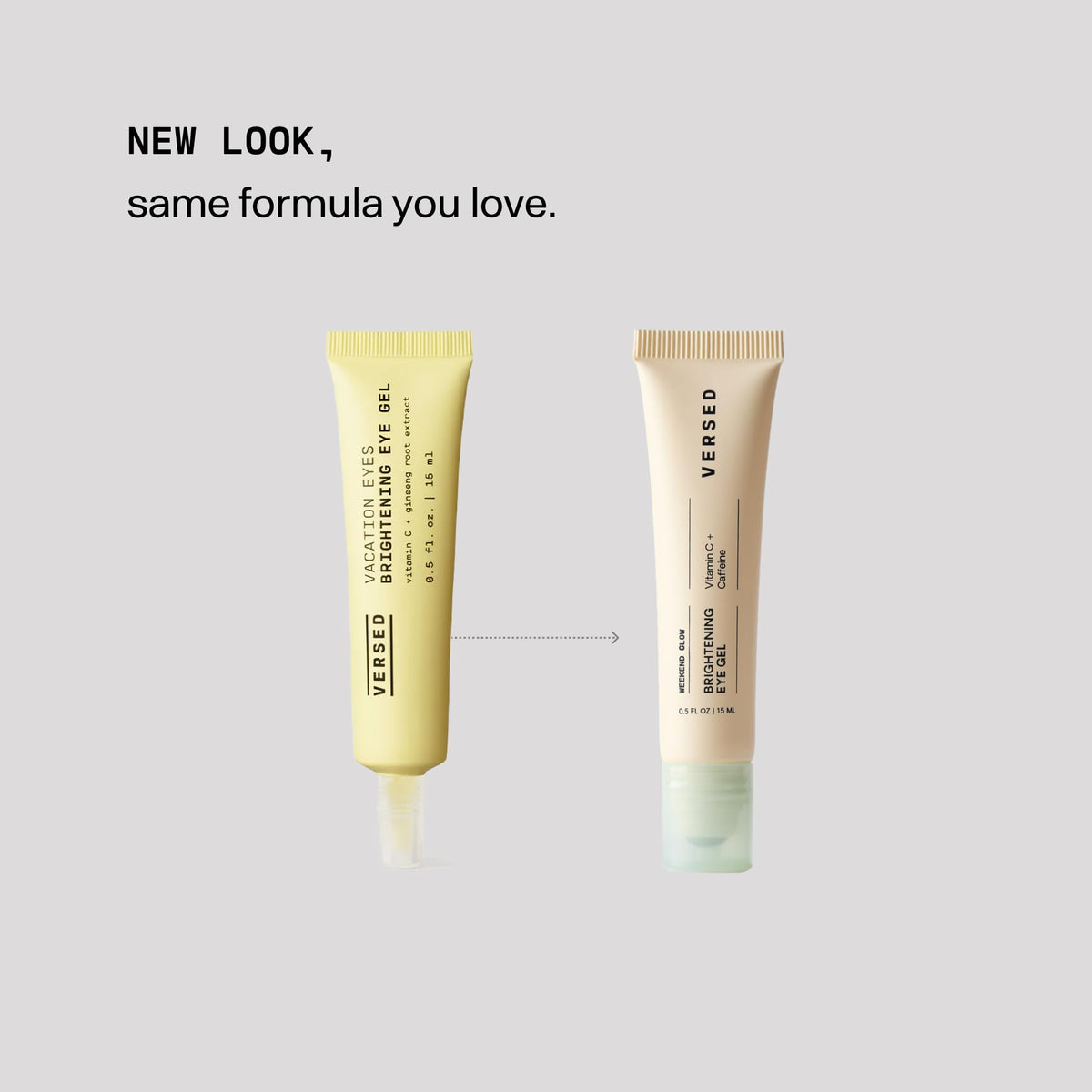 Versed gel texture on fingertip demonstrating lightweight, non-sticky hydration benefit