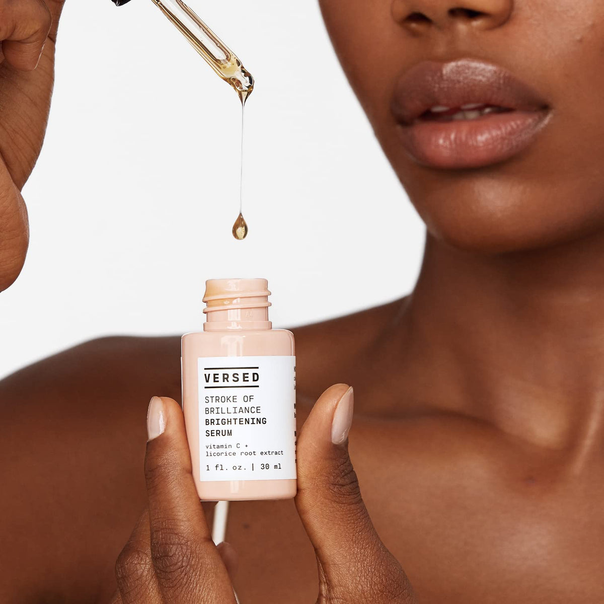 Versed licorice root and palmaria ingredients highlighting botanical brightening benefits
