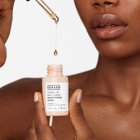 Versed licorice root and palmaria ingredients highlighting botanical brightening benefits