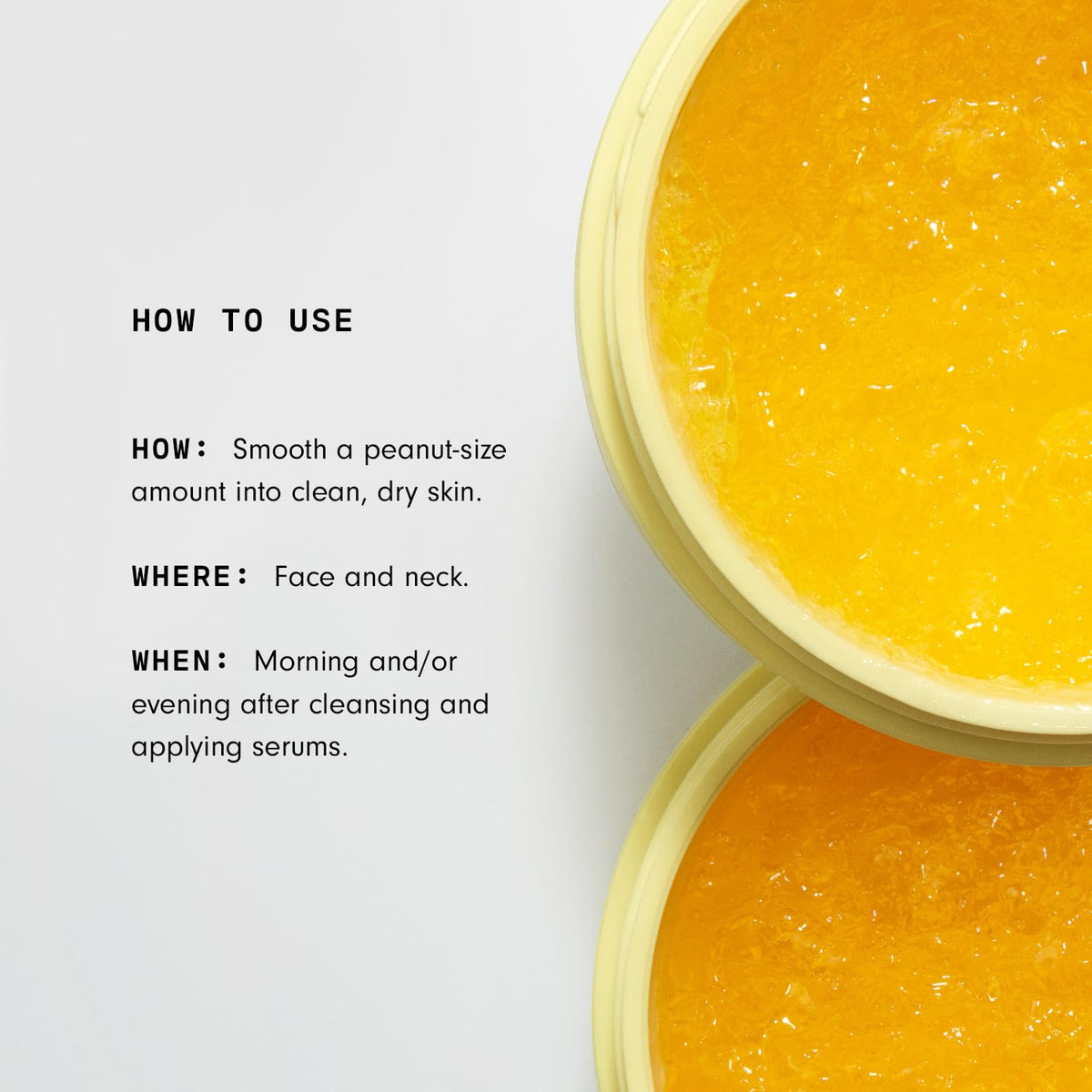 Versed jar open showing pale mask product ready to use for quick exfoliation