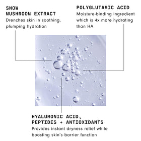 Versed Moisture Maker dropper releasing serum highlighting lightweight, non-sticky hydration